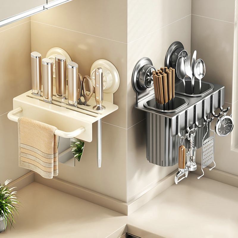 Kitchen Gadgets Rack Storage - Rak Penyimpanan Peralatan Makan Dapur Gantung