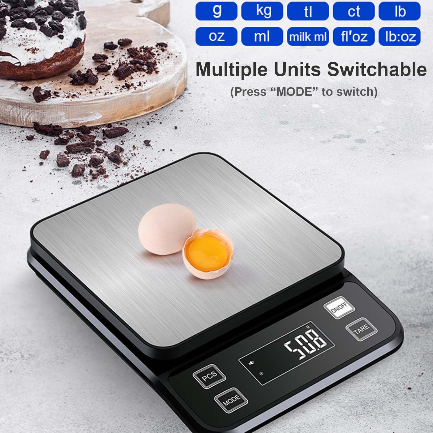 Digital Kitchen Scale - Timbangan Dapur Digital Tahan Air Baru