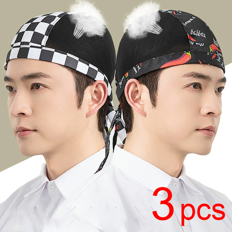 Kitchen Gadgets China - Topi Masak Jaring Bernapas 3 Buah