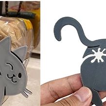 Kitchen Gadgets Novelty - 2 Buah Klip Kantong Roti Bentuk
