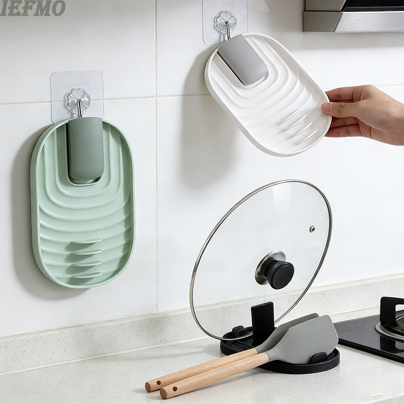 Kitchen Gadgets Rack Storage - Rak Penyimpanan Tutup Panci Lipat, Organizer