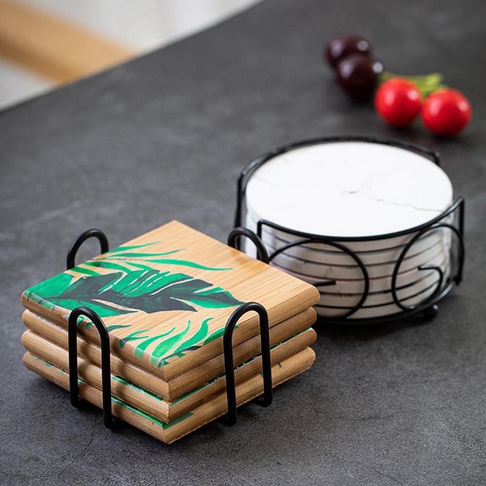 Kitchen Gadgets Rack Storage - Rak Penyimpanan Untuk Tatakan Gelas Bulat