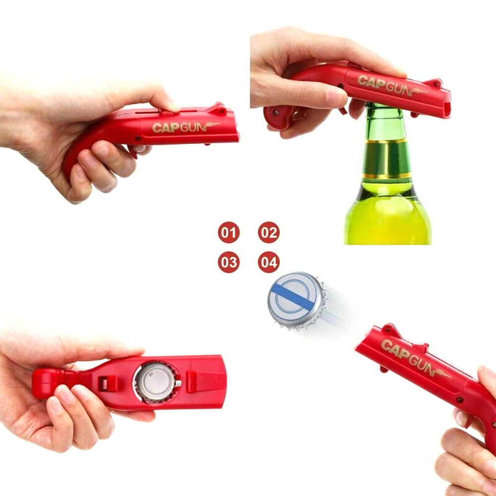 Pembuka Botol Pistol Cap Gun y - Kitchen Gadgets Novelty ulasan dan harga