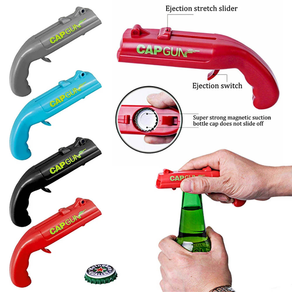Pembuka Botol Pistol Cap Gun y - Kitchen Gadgets Novelty ulasan dan harga