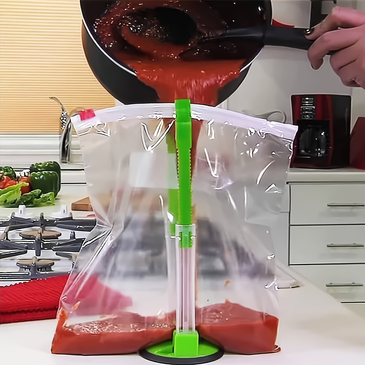 Penyangga Kantong Plastik deng - Kitchen Gadgets Rack Storage ulasan dan harga
