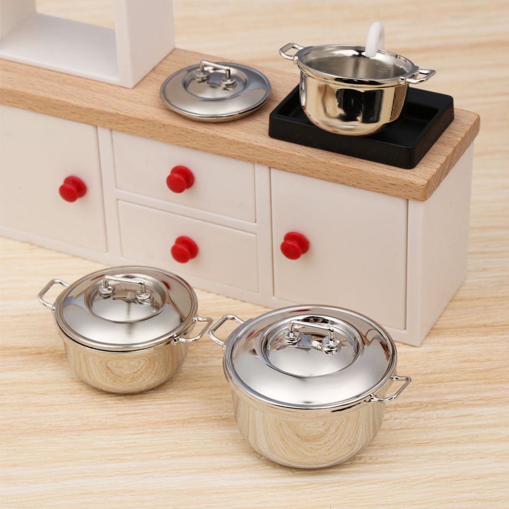 1/12 miniatur panci sup dengan - Kitchen Gadgets China ulasan dan harga