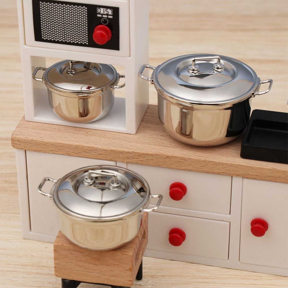 1/12 miniatur panci sup dengan - Kitchen Gadgets China ulasan dan harga