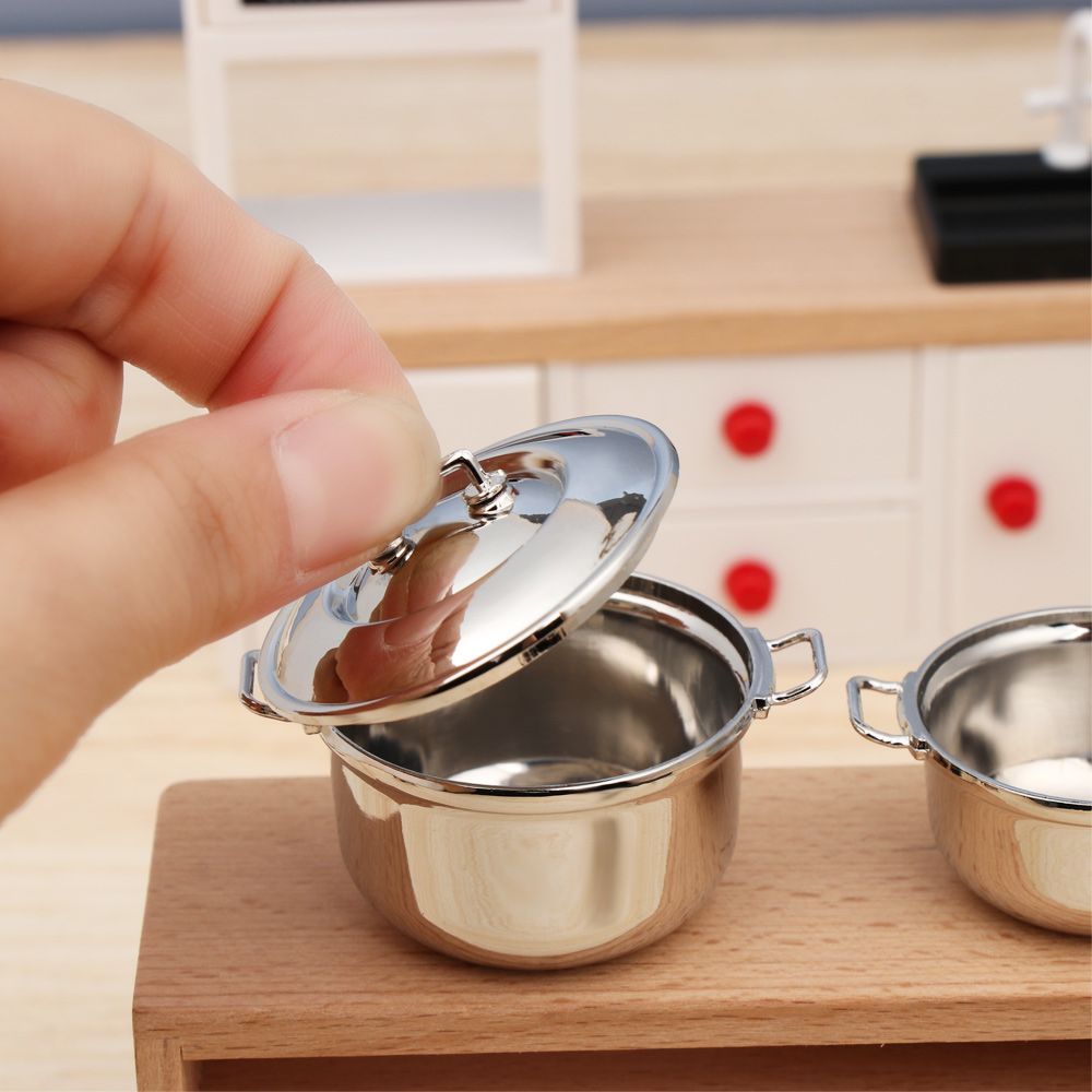 1/12 miniatur panci sup dengan - Kitchen Gadgets China ulasan dan harga