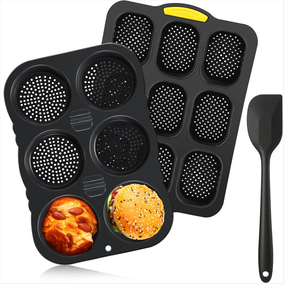 【ABFS】Set Loyang Roti Prancis  - Silicone Spatula Set ulasan dan harga