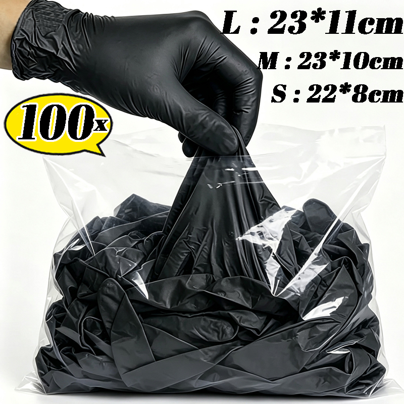 2/100 Buah Sarung Tangan Hitam - Kitchen Gadgets Novelty ulasan dan harga