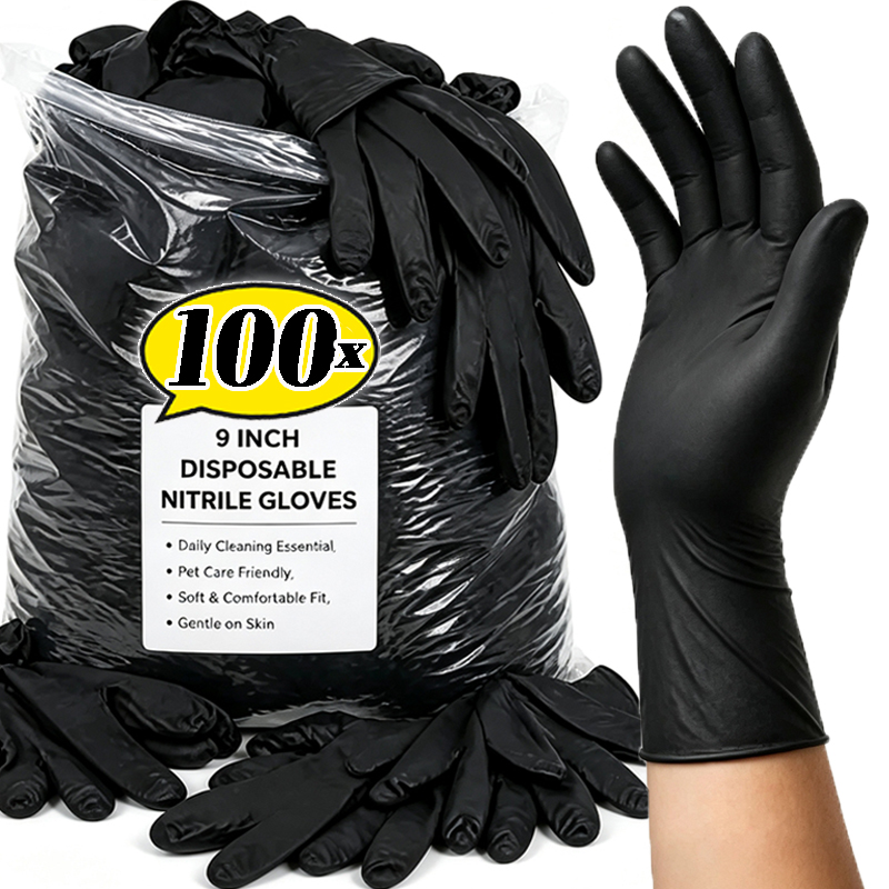 2/100 Buah Sarung Tangan Hitam - Kitchen Gadgets Novelty ulasan dan harga