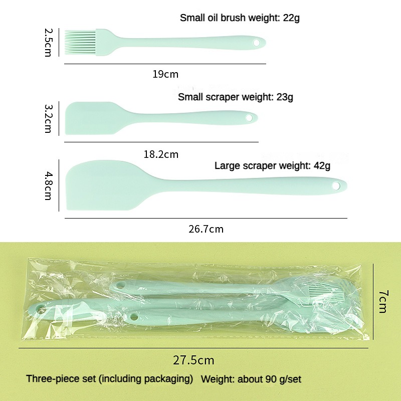 3 buah set kue dapur semua dal - Silicone Spatula Set ulasan dan harga