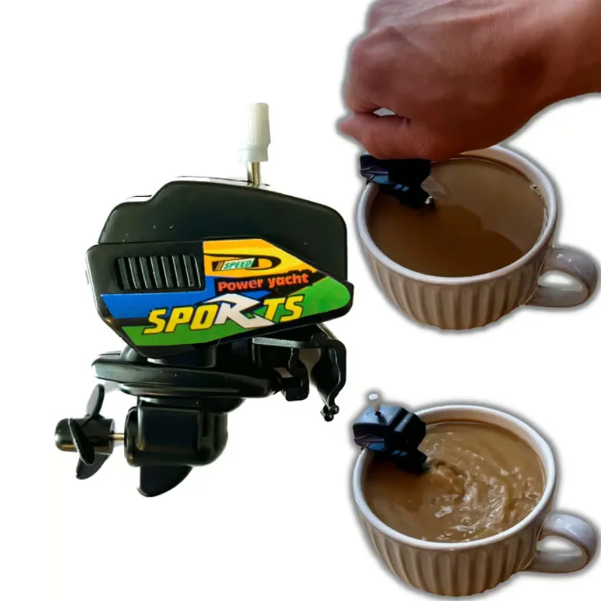 Pengaduk Kopi Motor Perahu Min - Kitchen Gadgets Novelty ulasan dan harga