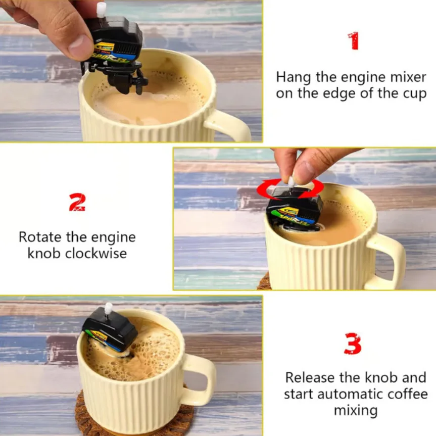 Pengaduk Kopi Motor Perahu Min - Kitchen Gadgets Novelty ulasan dan harga