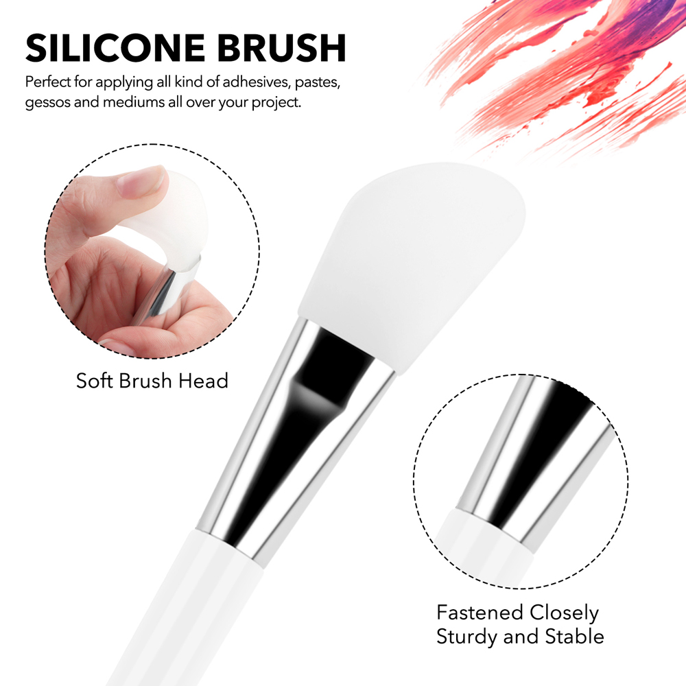 Sikat kerajinan silikon multif - Silicone Spatula Set ulasan dan harga