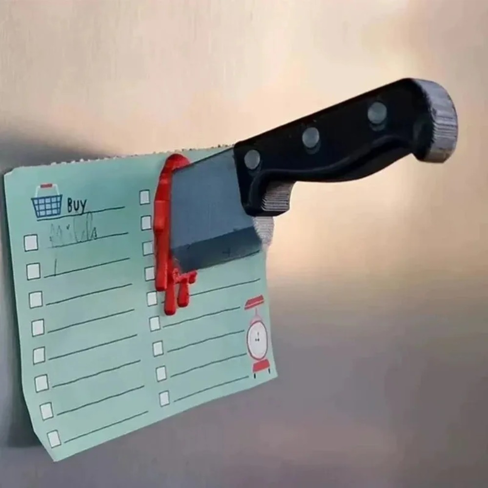 Stiker Magnet Kulkas Pisau Luc - Kitchen Gadgets Novelty ulasan dan harga