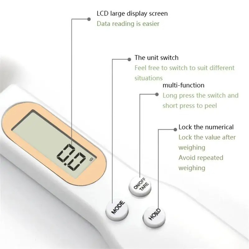 Sendok timbang digital LCD pan - Digital Kitchen Scale ulasan dan harga