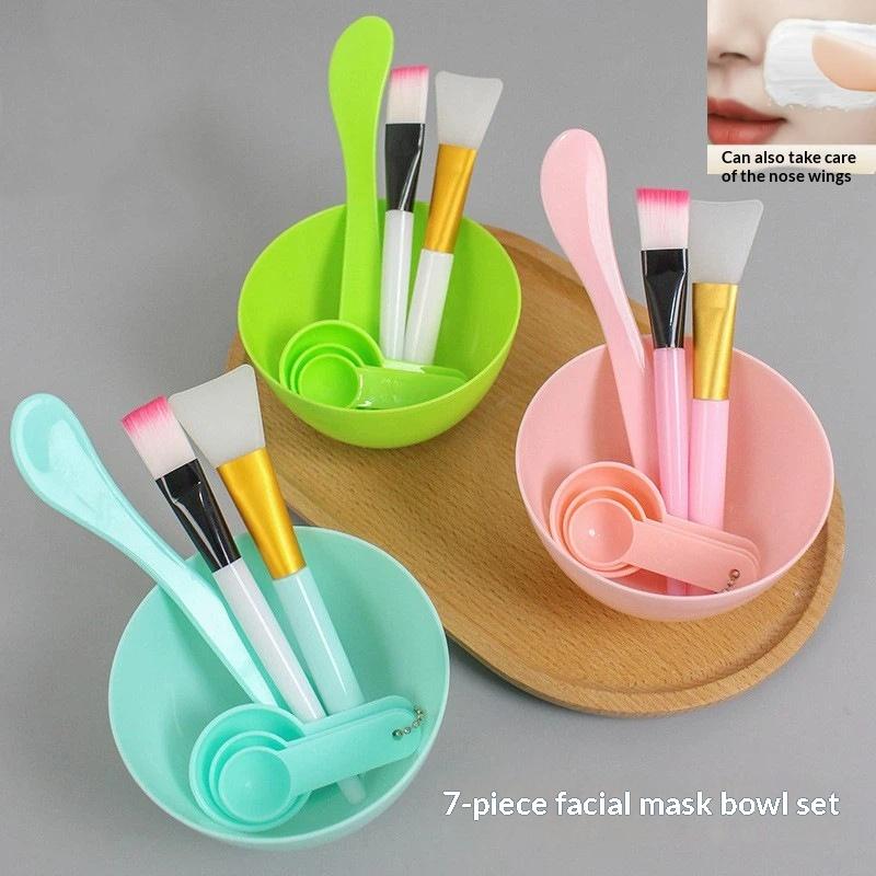 【7Pcs Alat Pencampur Masker Wa - Silicone Spatula Set ulasan dan harga