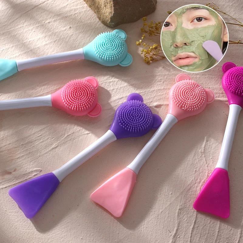 1-8 Buah Set Kuas Wajah Siliko - Silicone Spatula Set ulasan dan harga