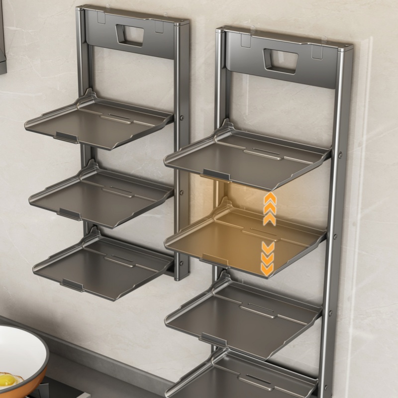 Rak Penyimpanan Dinding Lipat  - Kitchen Gadgets Rack Storage ulasan dan harga