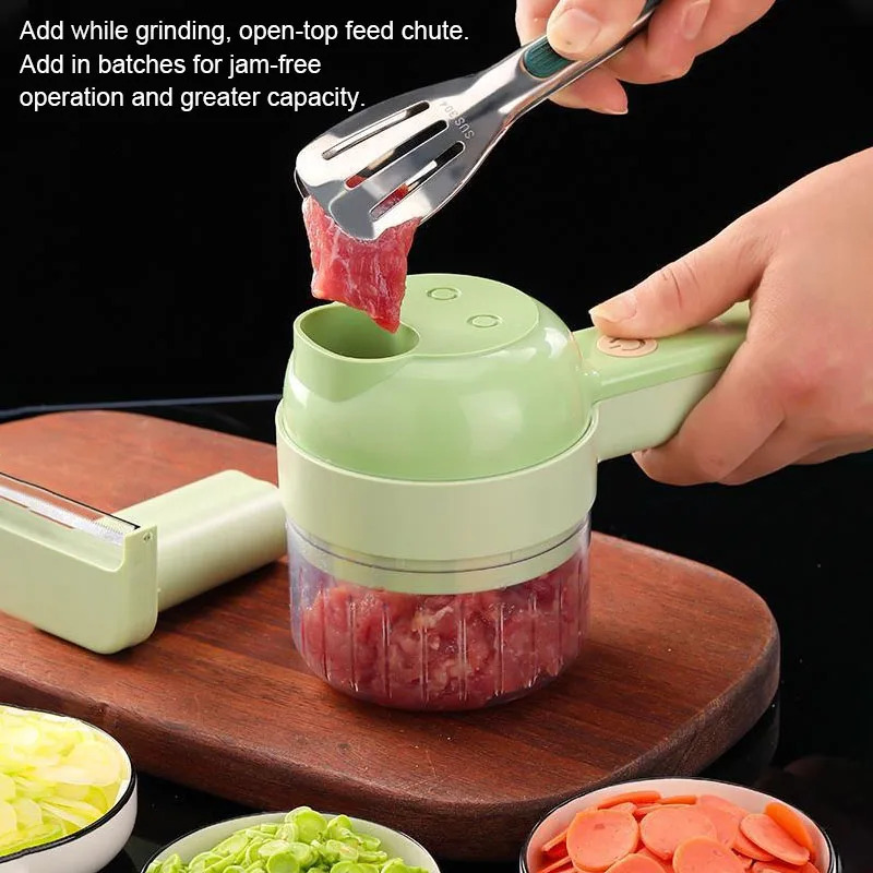 4 IN 1 Pemotong Sayuran Elektr - Kitchen Gadgets Machine ulasan dan harga