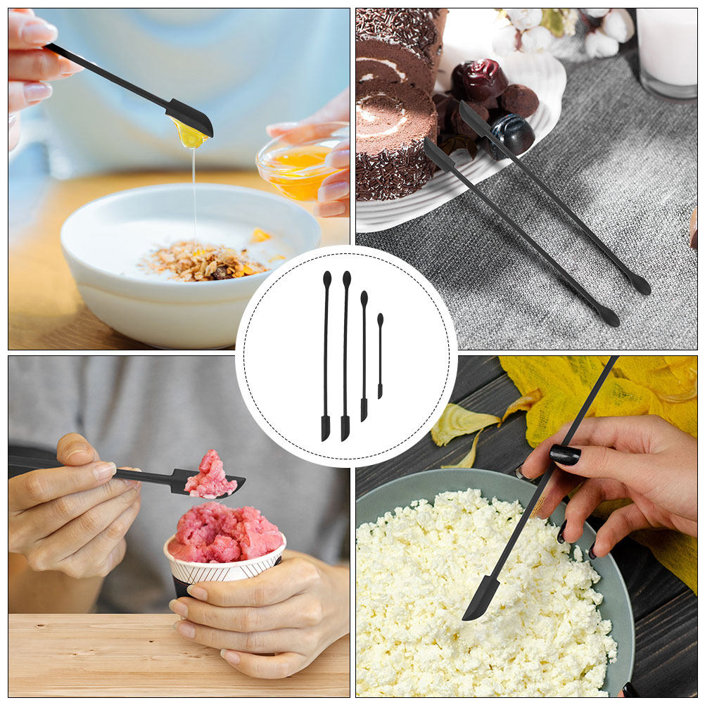 4 Buah Set Spatula Silikon, Ba - Silicone Spatula Set ulasan dan harga